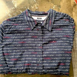 Tommy Hilfiger long sleeve button up ❤️💙